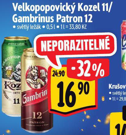 PIVO VELKOPOPOVICK KOZEL 11