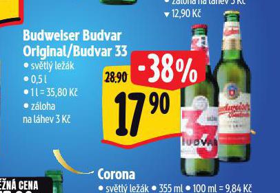 PIVO BUDVAR 33