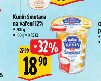 KUNN SMETANA NA VAEN 12%