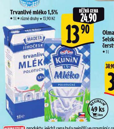 TRVANLIV MLKO 1,5%