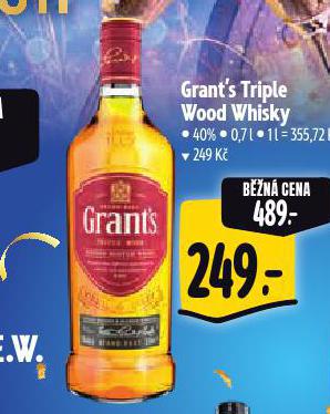 GRANT'S TRIPLE WOOD WHISKY