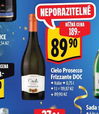 CIELO PROSECCO FRIZZANTE DOC