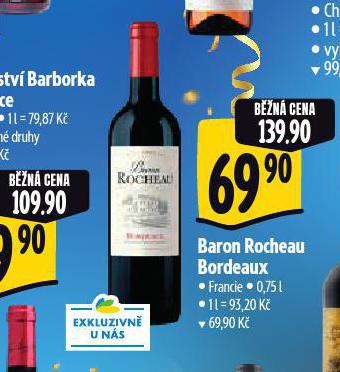 BARON ROCHEAU BORDEAUX