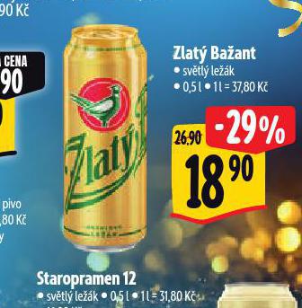 PIVO ZLAT BAANT