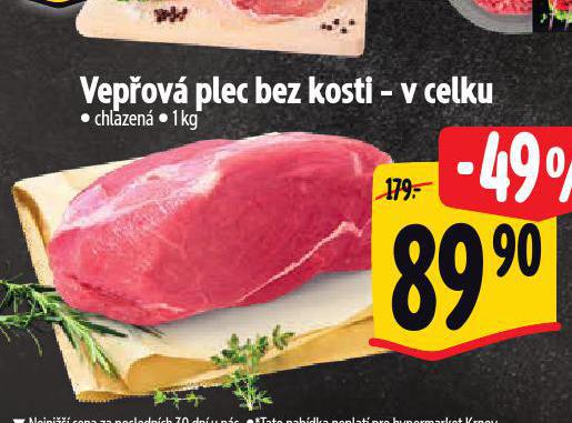 VEPOV PLEC BEZ KOSTI