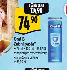 ORAL B ZUBN PASTA