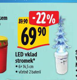 LED VKLAD STROMEK