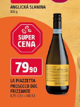 LA PIAZZETTA PROSECCO DOC FRIZZANTE