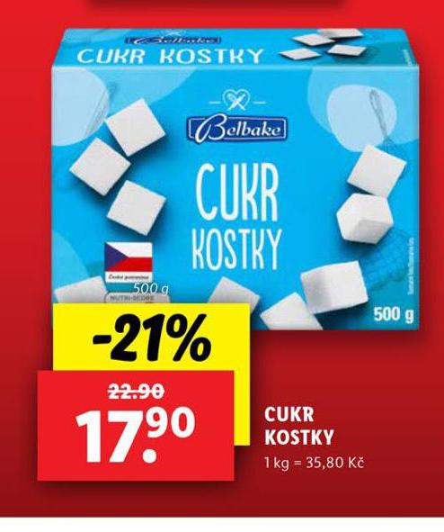 CUKR KOSTKY