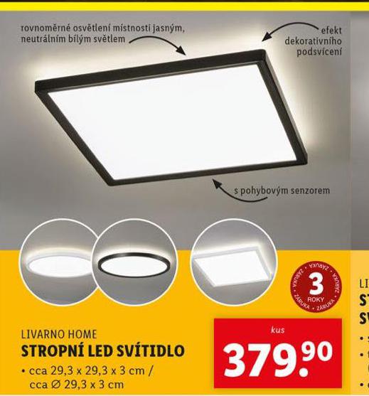 STROPN LED SVTIDLO