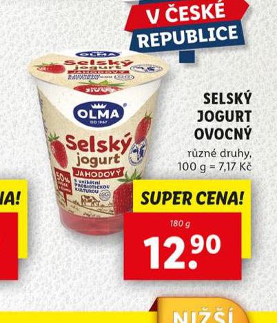 SELSK JOGURT OVOCN