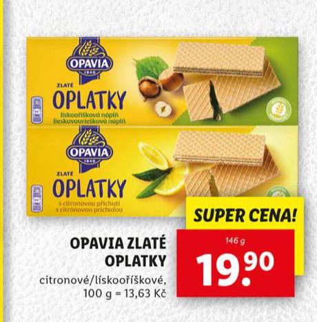 OPAVIA ZLAT OPLATKY