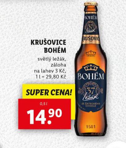 PIVO KRUOVICE BOHM