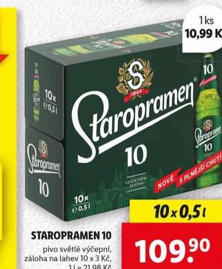 PIVO STAROPRAMEN 10