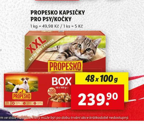 PROPESKO KAPSIKY PRO KOKY