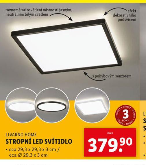 STROPN LED SVTIDLO