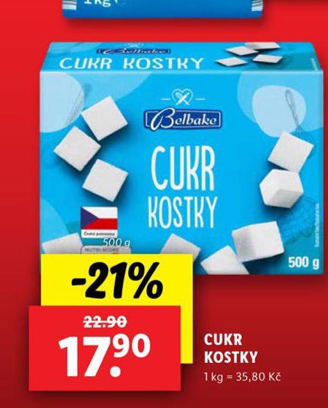 CUKR KOSTKY