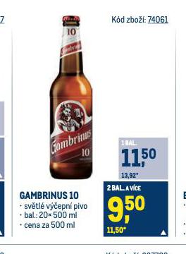 PIVO GAMBRINUS