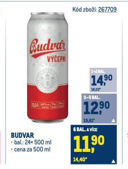 PIVO BUDVAR