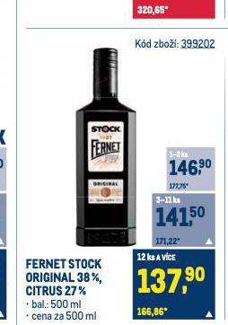 FERNET STOCK