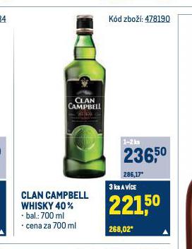 CLAN CAMPBELL WHISKY