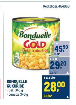 BONDUELLE KUKUICE