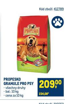 PROPESKO GRANULE PRO PSY