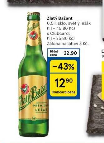 PIVO ZLAT BAANT