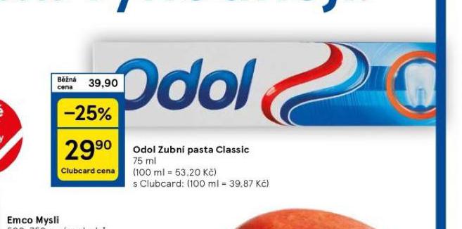 ODOL ZUBN PASTA