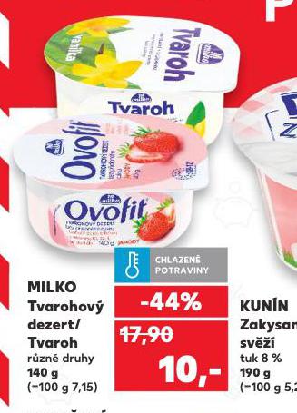 MILKO TVAROHOV DEZERT / TVAROH