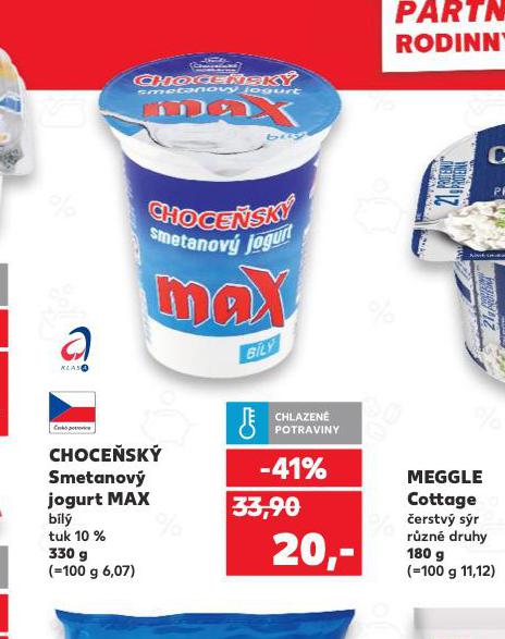 CHOCESK SMETANOV JOGURT MAX