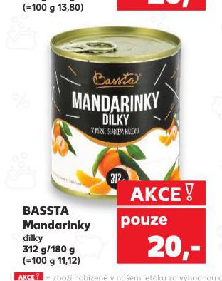 BASSTA MANDARINKY