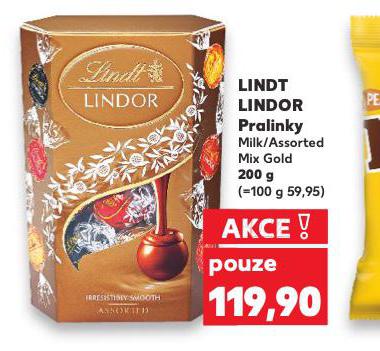 LINDT LINDOR PRALINKY