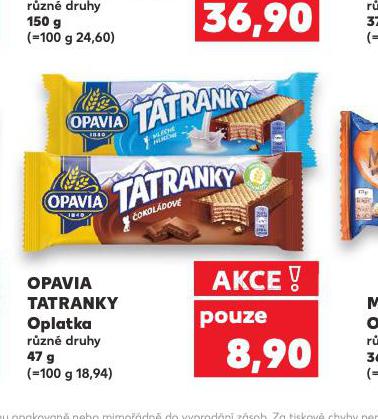 OPAVIA TATRANKY OPLATKA