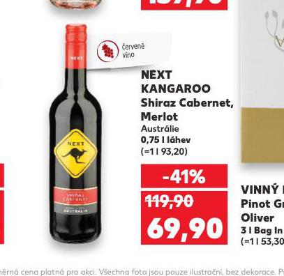 NEXT KANGAROO SHIRAZ CABERNET