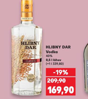 HLIBNY DAR VODKA