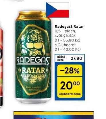 PIVO RADEGAST RATAR