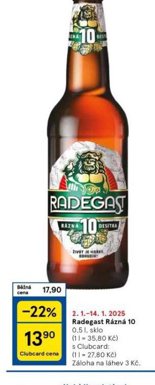 PIVO RADEGAST RZN 10