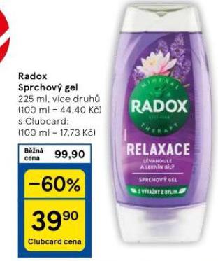 RADOX SPRCHOV GEL