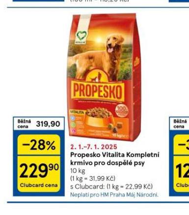 PROPESKO VITALITA KOMPLETN KRMIVO PRO DOSPL PSY