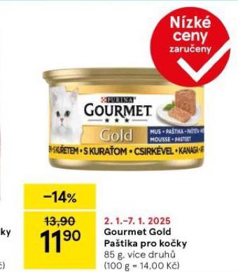 GOURMET GOLD PATIKA PRO KOKY