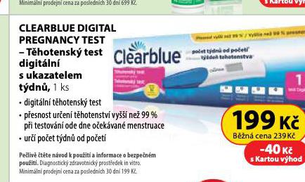 CLEARBLUE DIGITAL PREGNANCY TEST