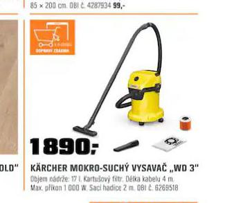 KARCHER VYSAVA PRO MOKRO-SUCH VYSVN