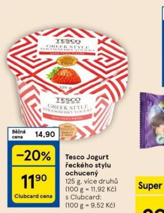 TESCO JOGURT ECKHO STYLU OCHUCEN