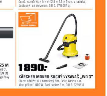 KARCHER VYSAVA PRO MOKRO-SUCH VYSVN