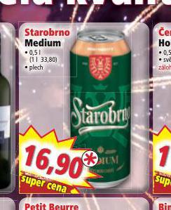 PIVO STAROBRNO MEDIUM