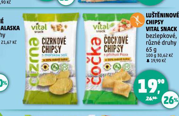 LUTNINOV CHIPSY VITAL SNACK