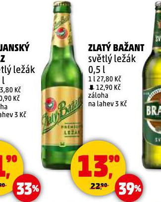 PIVO ZLAT BAANT