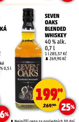 SEVEN OAKS BLENDED WHISKEY