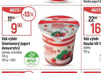 SMETANOV JOGURT DVOUVRSTV